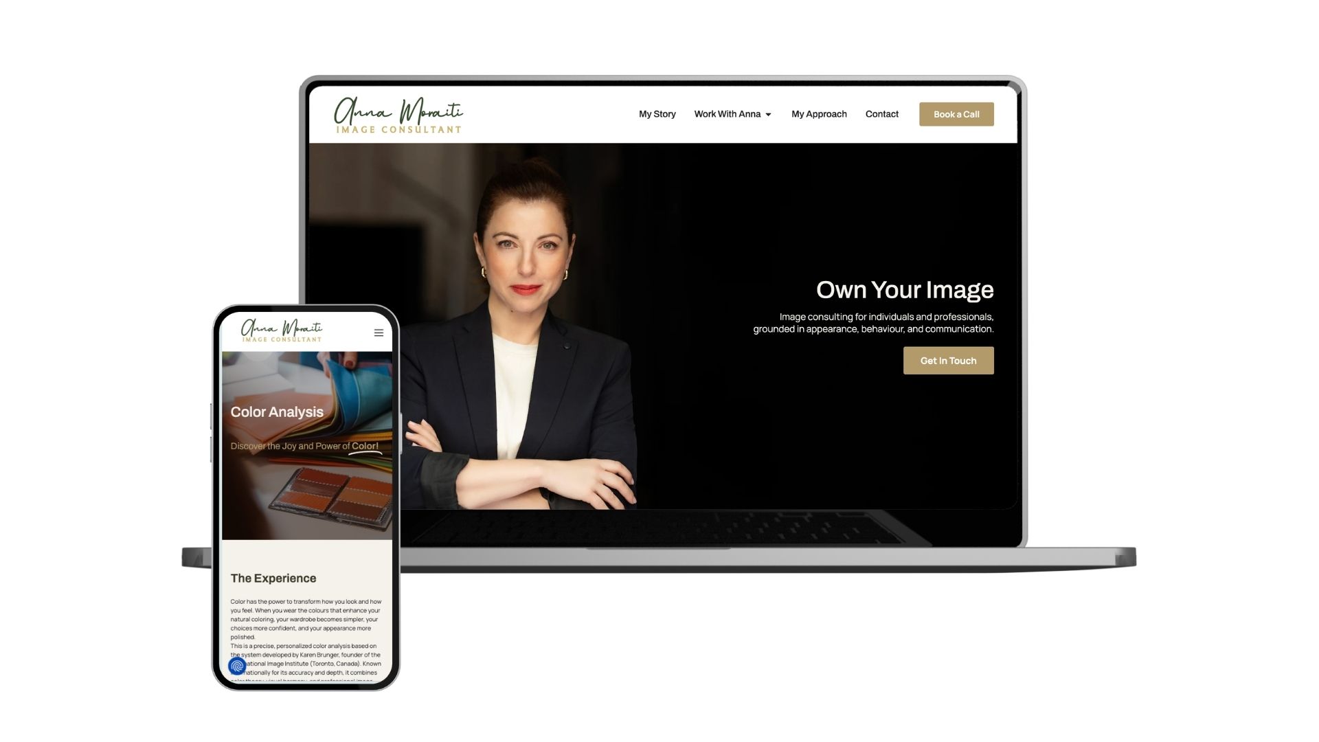Anna Moraiti – Website Design & Development